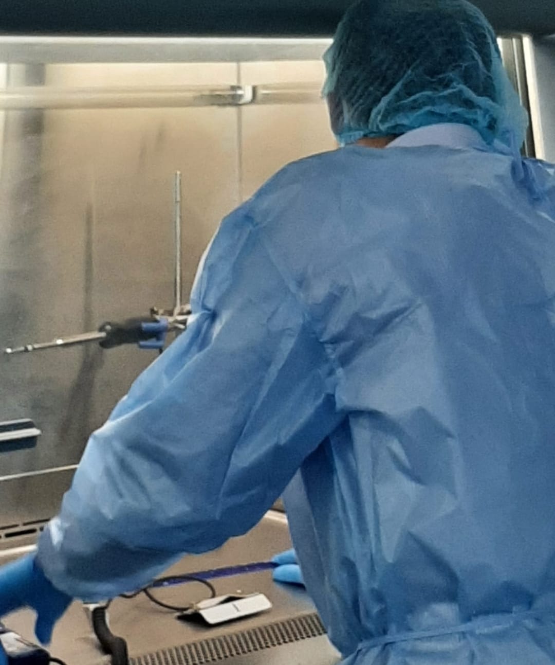 Medición de flujos cabina bioseguridad 3